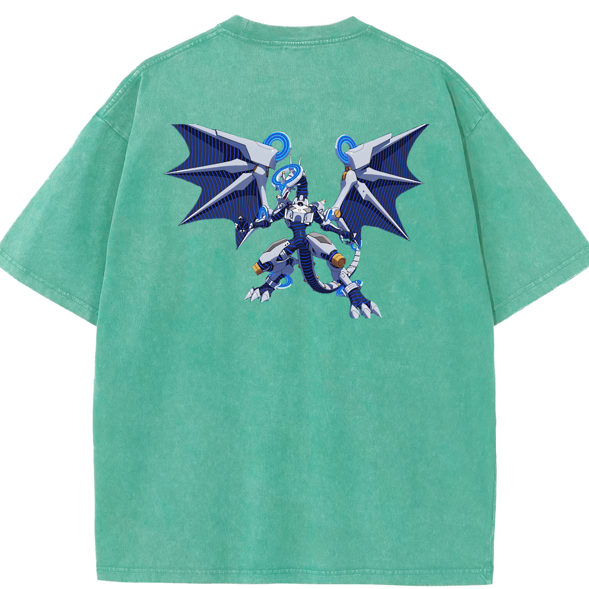 （画像用） 遊☆戯☆王 Yu-Gi-Oh! 綿100% ヴィンテージ風 半袖Tシャツ（背面プリント）